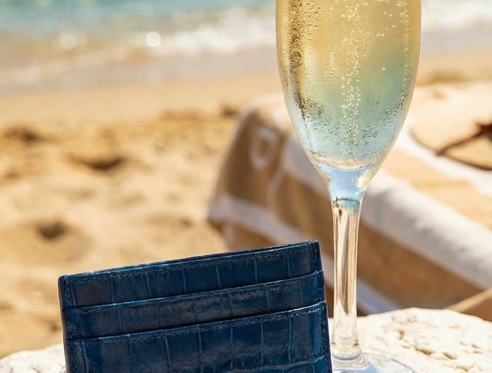 <h2><strong>CROCODILE LEATHER WALLET</strong></h2>