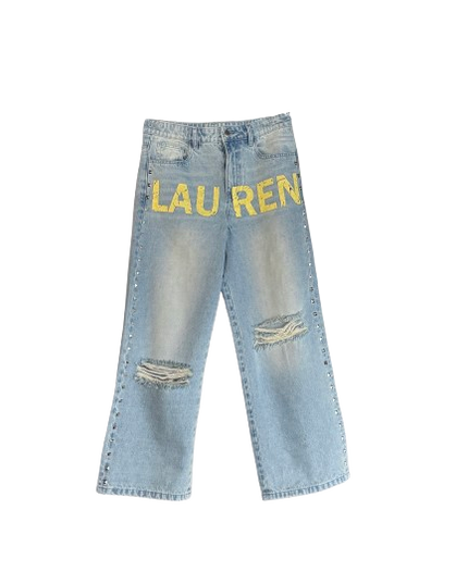 VLAUREN BAGGY DENIM JEANS