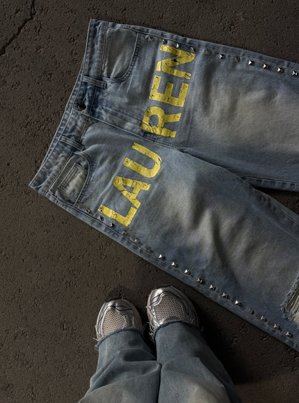 VLAUREN BAGGY DENIM JEANS