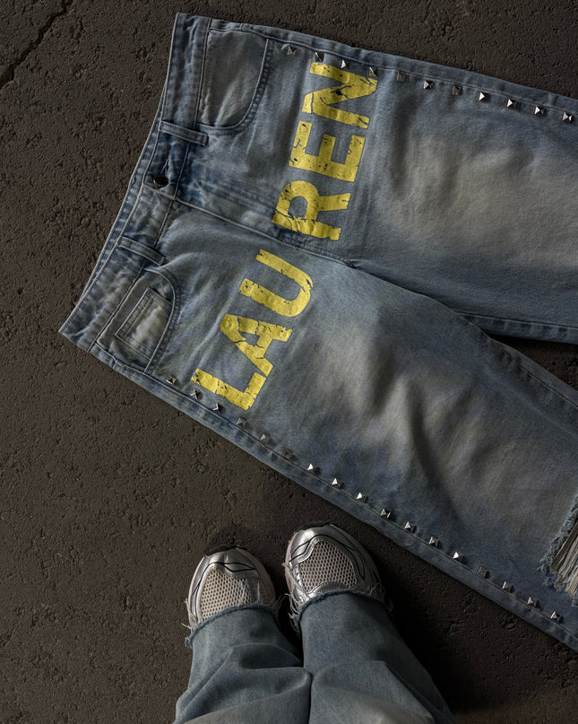 VLAUREN BAGGY DENIM JEANS