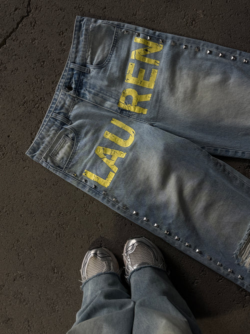 VLAUREN BAGGY DENIM JEANS