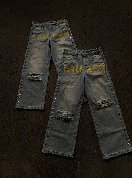 VLAUREN BAGGY DENIM JEANS