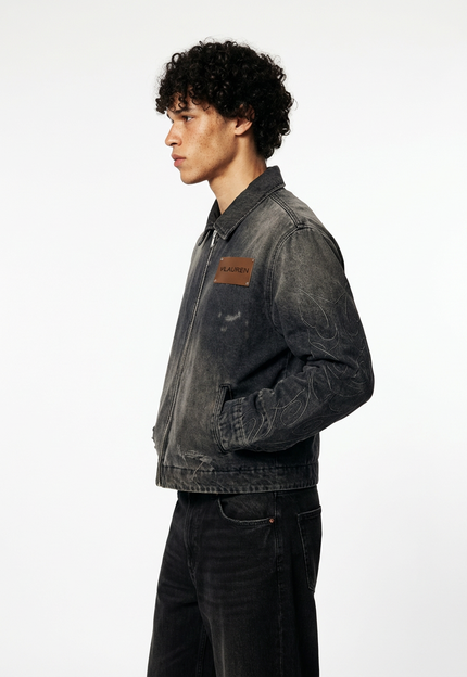<strong>WORK JACKET</strong>| up close