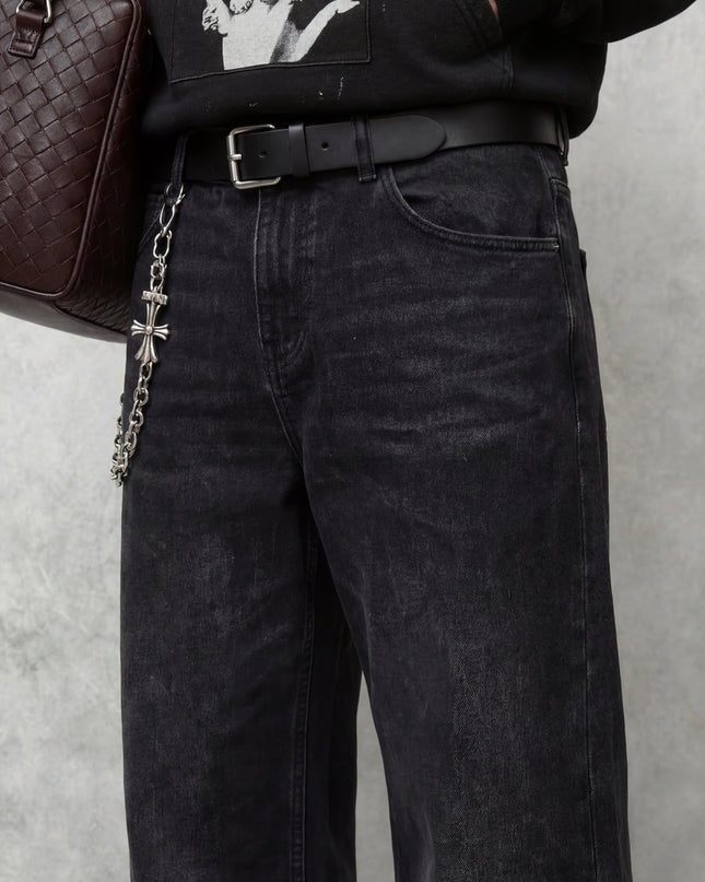 WASHED BAGGY JEANS